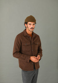 Surchemise Laine Lambswool Rouille - New Fit